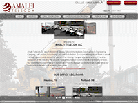 Amalfi Telecom Company Murfreesboro Website from Portfolio of Andrew Kauffman