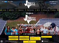 Bestex Solutions Website from Portfolio of Andrew Kauffman