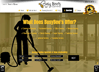 Busy Bees Pro Website from Portfolio of Andrew Kauffman