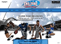 End Zone Athletics Murfreesboro Website from Portfolio of Andrew Kauffman