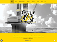 Gulf Oro Industries Murfreesboro Website from Portfolio of Andrew Kauffman