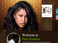 Hair-Rambee Murfreesboro Website from Portfolio of Andrew Kauffman
