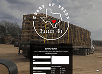 Heart of Texas Pallet Co Website from Portfolio of Andrew Kauffman