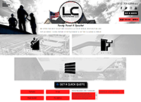LC Exteriors Website from Portfolio of Andrew Kauffman