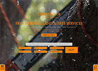 Lumberjack Land & Tree Website from Portfolio of Andrew Kauffman