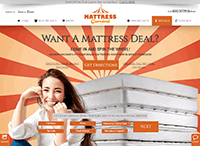 Mattress Carnival Website from Portfolio of Andrew Kauffman