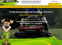 Murfreesboro Lawn Service Website from Portfolio of Andrew Kauffman