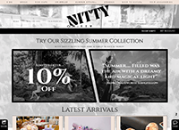 Nitty Gritty Website from Portfolio of Andrew Kauffman