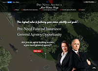 Pre-Need America Website from Portfolio of Andrew Kauffman