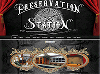 Preservation Station Murfreesboro Website from Portfolio of Andrew Kauffman