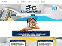 Pristine Home Services Company Murfreesboro Website from Portfolio of Andrew Kauffman