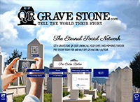 QR Gravestone Website from Portfolio of Andrew Kauffman
