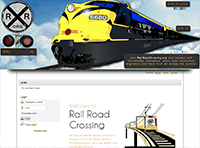 Railroad Crossing Murfreesboro Website from Portfolio of Andrew Kauffman