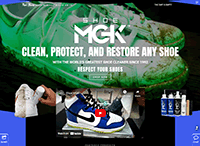Shoe MGK Website from Portfolio of Andrew Kauffman