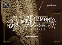 Black Diamond Tattoo Website from Portfolio of Andrew Kauffman