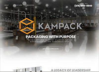 Kampack Website from Portfolio of Andrew Kauffman