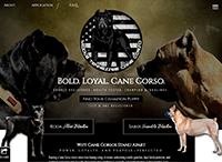 Middle Tennessee Cane Corso Website from Portfolio of Andrew Kauffman