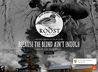 Roost Lodging Website from Portfolio of Andrew Kauffman
