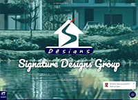 Signature Designs Group Website from Portfolio of Andrew Kauffman