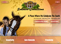 Southern Connections Website from Portfolio of Andrew Kauffman