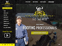 Viking Roofing Murfreesboro Website from Portfolio of Andrew Kauffman