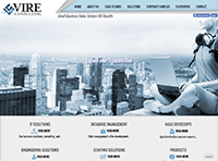 Vire Consulting Company Murfreesboro Website from Portfolio of Andrew Kauffman