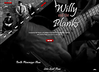 Willy and the Planks Murfreesboro Website from Portfolio of Andrew Kauffman
