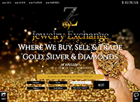Z Jewelry Exchange Website from Portfolio of Andrew Kauffman